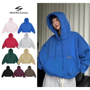 ÁO KHOÁC DAILY BASIC HOODIE TRƠN FORM UNISEX NAM NỮ BOXY NHIỀU MÀU | SSSTORE.AESTHETIC