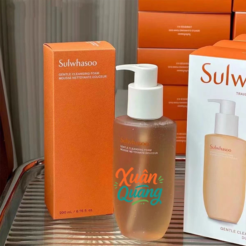 （Nhập khẩu nguyên bản）Bọt rửa mặt Sulwhasoo Gentle Cleansing Foam 200ml