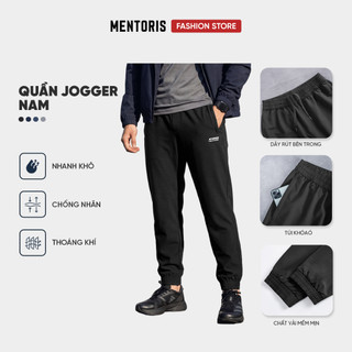 Quần Jogger Nam Cao Cấp Mentoris, Vải Gió Cạp Bo Chun Thể Thao, Form Regular Fit Trẻ Trung MDC02