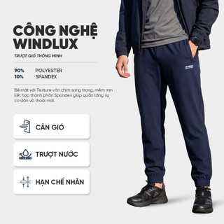 Quần Dài Nam Jogger Thể Thao Mentoris Công Nghệ WindLux Thấm Hút Tốt, Nhanh Khô, Thoáng Khí MDC02