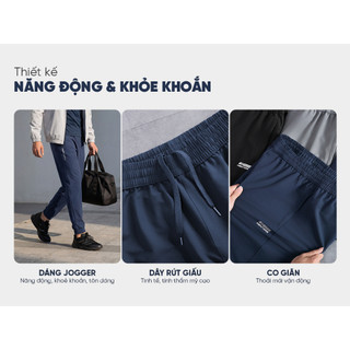 Quần Jogger Nam Cao Cấp Mentoris, Vải Gió Cạp Bo Chun Thể Thao, Form Regular Fit Trẻ Trung MDC02