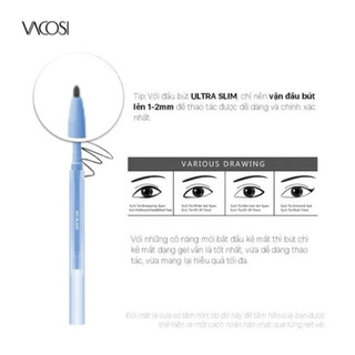 Chì Vặn Kẻ Mắt Dạng Gel Vacosi Natural Studio Styling Twist Liner 0.1g