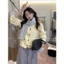 TRIANGLE - Honey Knitted - Áo len cúc sừng phong cách Hàn quốc dành cho mùa đông, dáng rộng rãi dễ mặc, thoải mái