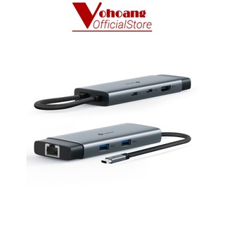 TP-Link UH6120C - Hub USB Type-C 6 Cổng Với HDMI 4K, LAN Gigabit, Sạc PD 100W, Truyền Dữ Liệu 5Gbps