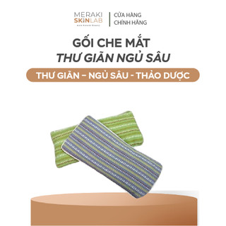Gối che mắt thư giãn ngủ sâu, áp lực vi trọng lực, ruột nhồi hạt quyết minh tử, phù hợp cho cả gia đình, dùng hỗ trợ ngủ