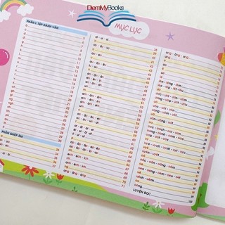 Sách- Tập đánh vần tiếng việt bé luyện đọc từ 4-6 tuổi giúp con đọc tiếng việt thông thạo 124 trang