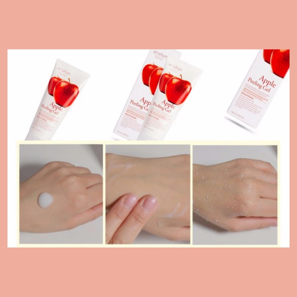 Combo 2 Gel Tẩy Da Chết Arrahan Hỗ Trợ Sáng Da, Giúp Da Căng Bóng Mềm Mại 180ml/tuýp