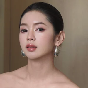 Khuyên Tai Hợp Kim Hình Giọt Nước Lấp Lánh Phong Cách Retro BTGN01