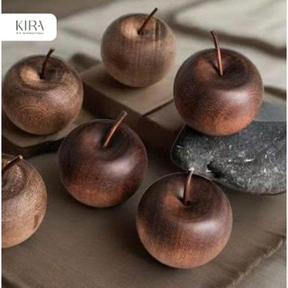 Táo khuếch tán hương bằng gỗ sáng tạo (táo bình an), đồ trang trí nhà cửa khuếch tán tinh dầu nước hoa