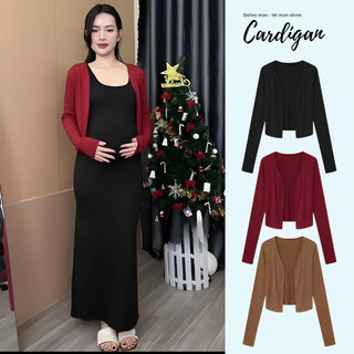 Áo Cardigan Dáng Crotop Belles Áo Khoác Mỏng Nhẹ Thun Tăm Hàn Cao Cấp Co Giãn 4 Chiều Thoải Mái Mềm Mát CR05