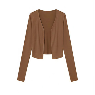 Áo Cardigan Dáng Crotop Belles Áo Khoác Mỏng Nhẹ Thun Tăm Hàn Cao Cấp Co Giãn 4 Chiều Thoải Mái Mềm Mát CR05