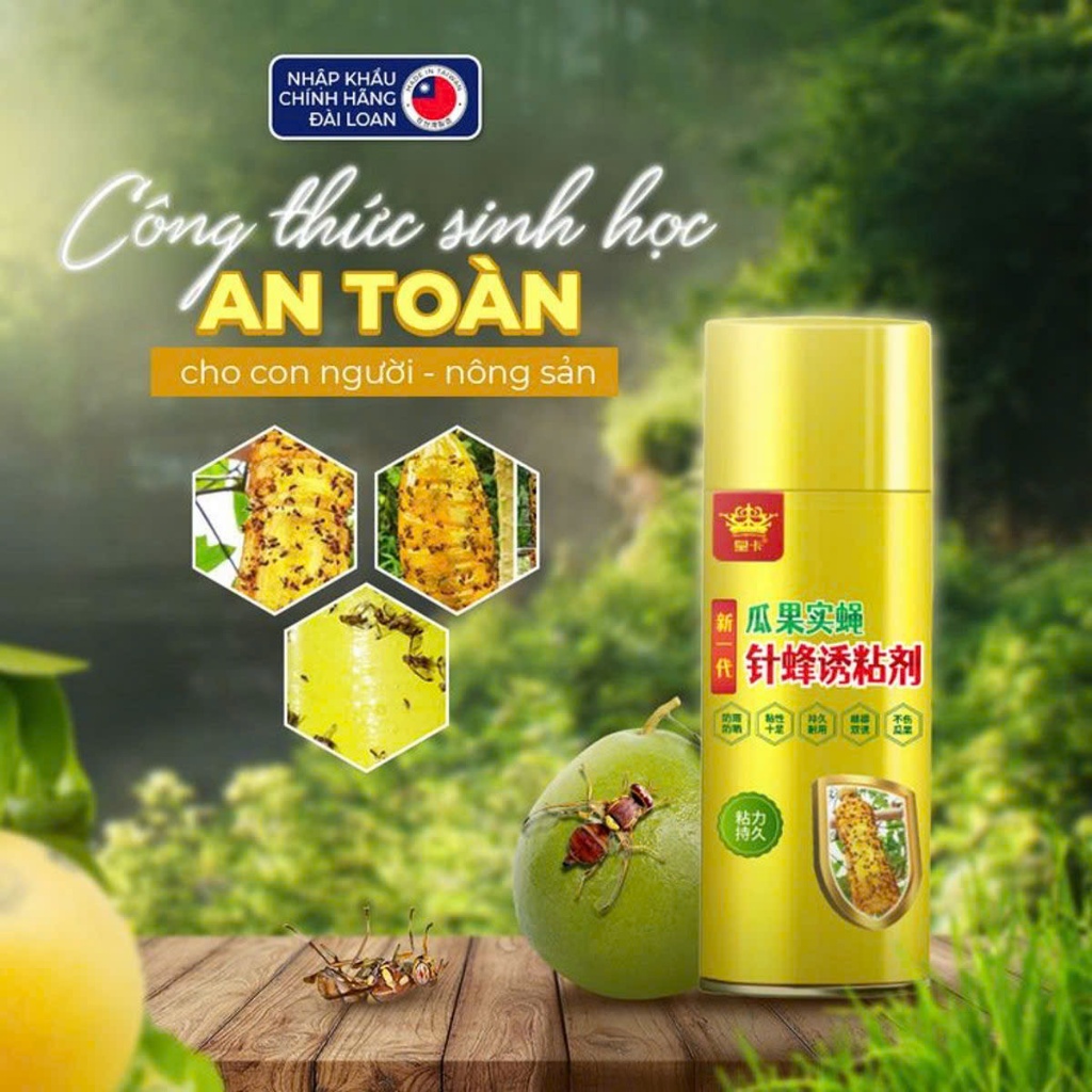 Bình Xịt Bẫy Ruồi Vàng Chính Hãng 260ml - An Toàn, Không Độc Hại