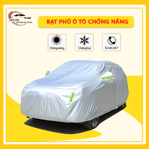 Bạt phủ ô tô áo bạc phủ trùm oto xe hơi 4,5,7 chỗ xe bán tải chống nước,nóng, chống xước chống mưa bụi bẩn lá (Loại 2)