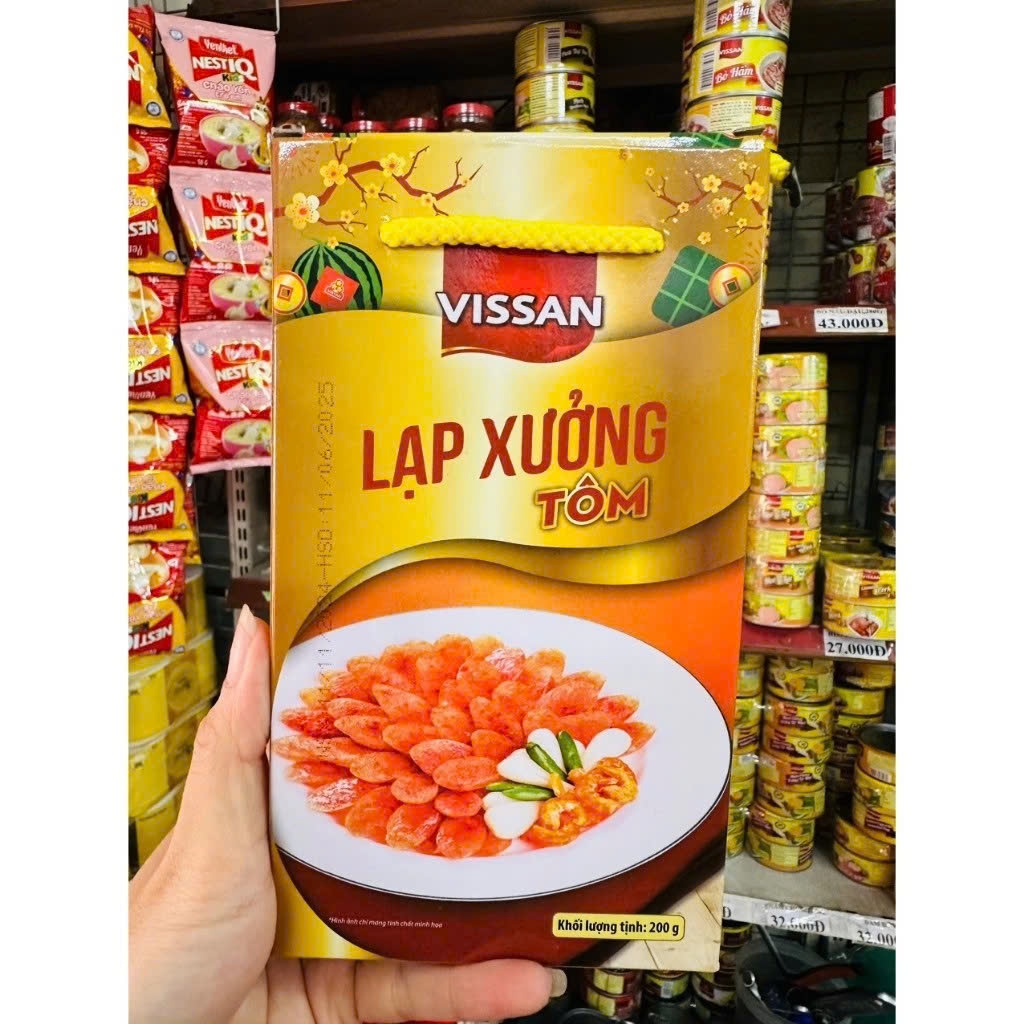 Lạp xưởng tôm Vissan 200g/500g