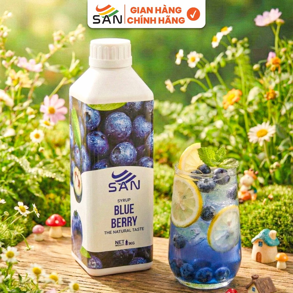 Syrup/siro VIỆT QUẤT SAN (có mẫu thử) - Trái Cây Tự Nhiên - Hương Thơm, Màu Sắc Nổi Bật