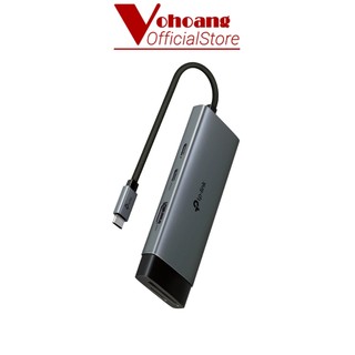 TP-LINK UH7020C - Hub USB Type-C 7in1 Với HDMI 4K, SD & microSD UHS-I, PD 100W, Truyền Dữ Liệu 5Gbps