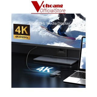 TP-LINK UH7020C - Hub USB Type-C 7in1 Với HDMI 4K, SD & microSD UHS-I, PD 100W, Truyền Dữ Liệu 5Gbps