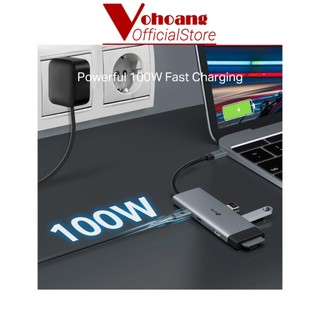 TP-LINK UH7020C - Hub USB Type-C 7in1 Với HDMI 4K, SD & microSD UHS-I, PD 100W, Truyền Dữ Liệu 5Gbps