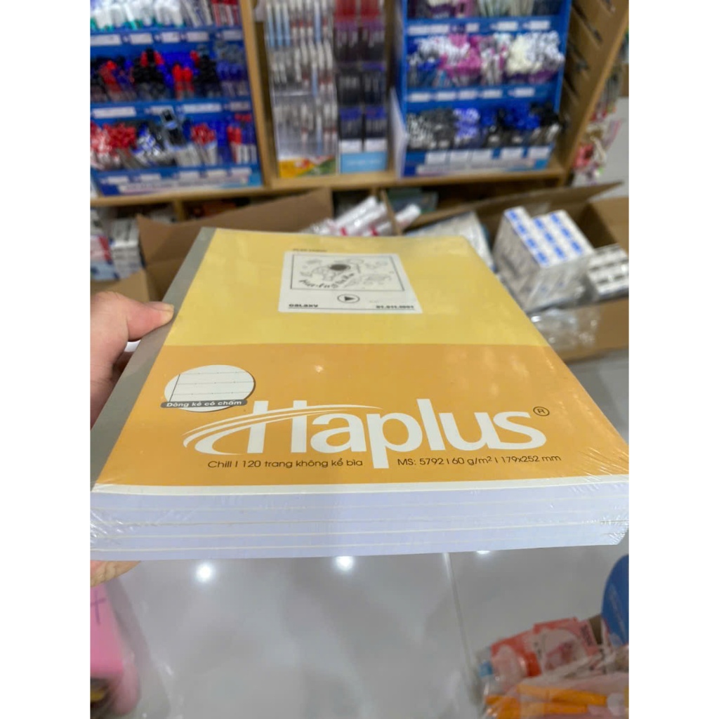 Vở Kẻ Ngang Haplus 120tr - MS : 5792