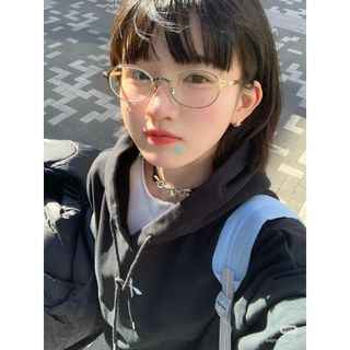 [MUA 1 TẶNG 1 PHỤ KIỆN] Kính Oval Classic Gọng Kim Loại Thay Tròng Cận Phù Hợp Đi Làm Đi Học