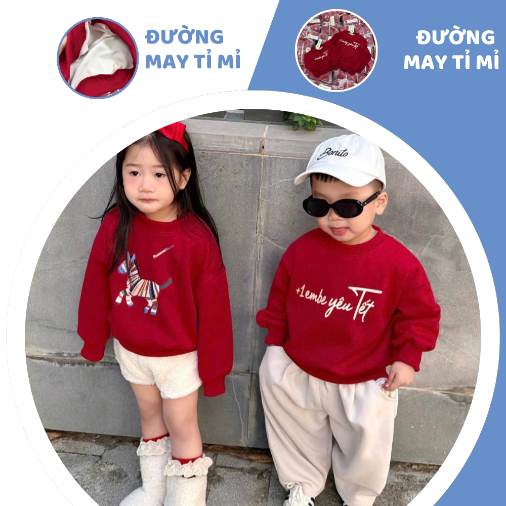[À ƠI SHOP] K78- áo nỉ dài tay mẹ và bé- a106.264