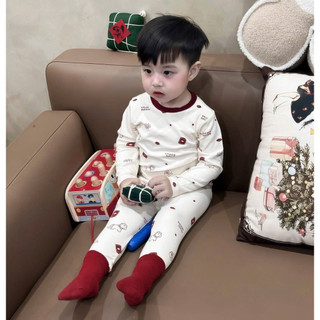 SET 2 BỘ BÉ HOẠ TIẾT BE ĐỎ