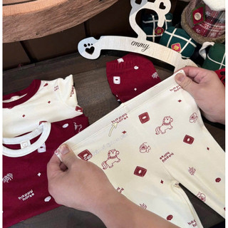 SET 2 BỘ BÉ HOẠ TIẾT BE ĐỎ