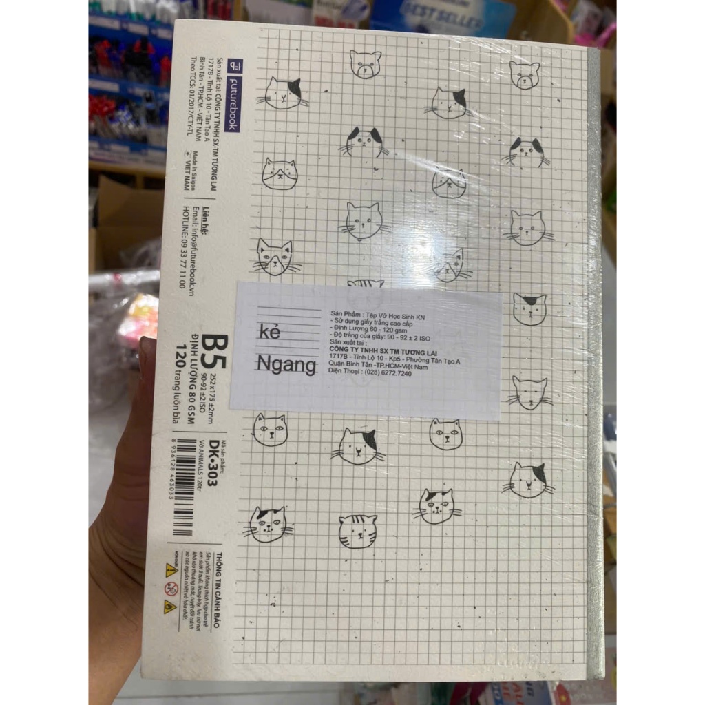 Vở Kẻ Ngang Futurebook 120tr định lượng 80 - MS : DK303
