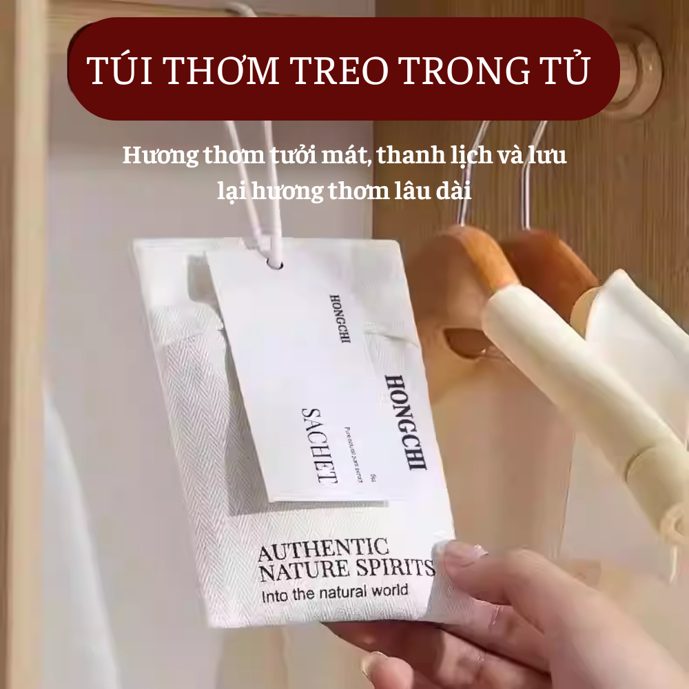 Túi Thơm Treo Tủ Quần Áo, Xe Hơi - Hương Thiên Nhiên, Khử Mùi, Giữ Hương Lâu