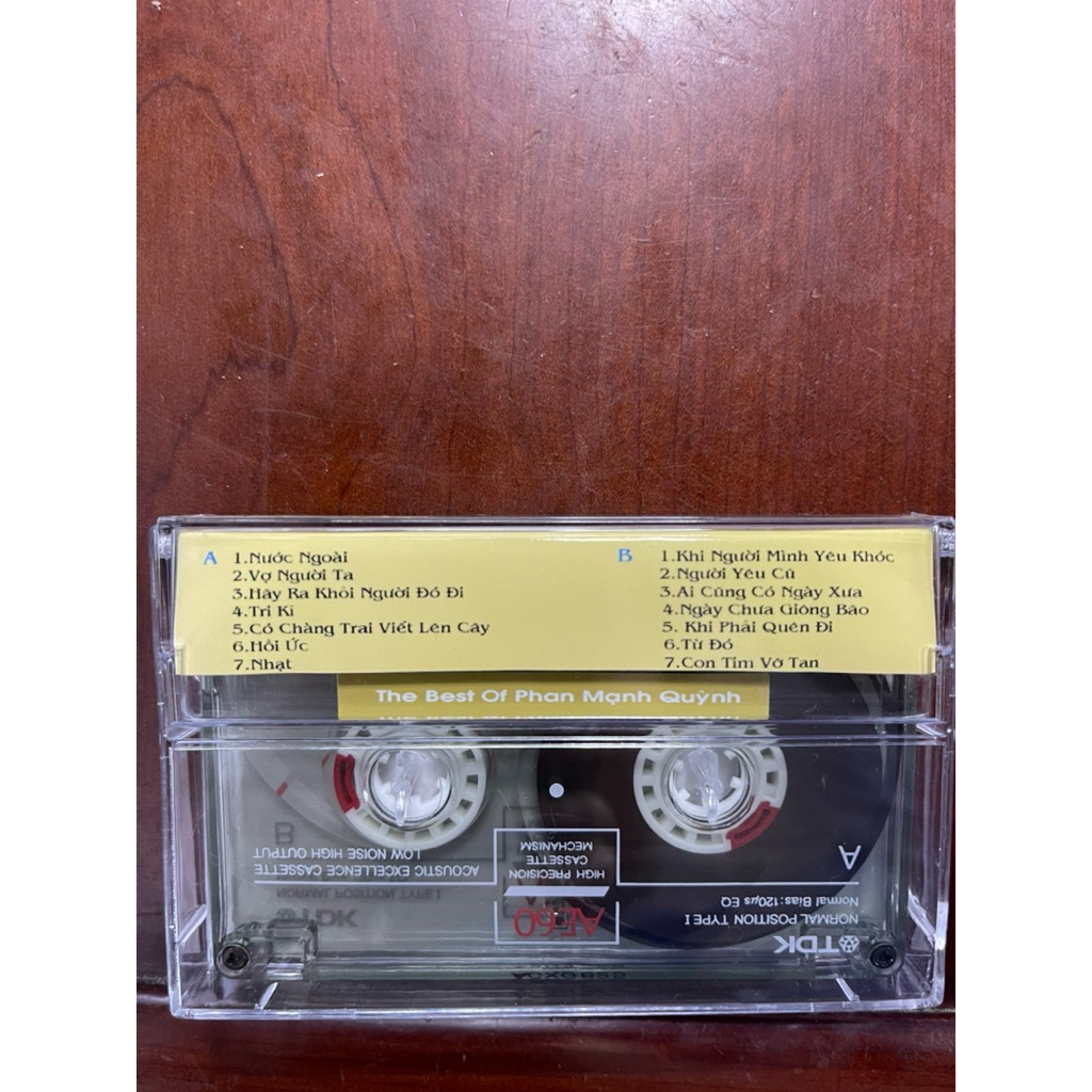 Băng Cassette Phan Mạnh Quỳnh - Những Ca Khúc Hay Nhất