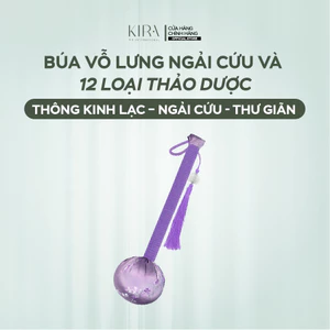 Búa vỗ lưng chứa ngải cứu và 12 loại thảo dược, hỗ trợ kích thích kinh lạc và massage huyệt đạo, là dụng cụ chăm cơ thể