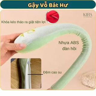 Gậy vỗ Bát Hư là cây đấm lưng cầm tay chắc chắn, có lõi ngải cứu thảo dược, dùng để vỗ lưng giúp hỗ trợ thông kinh lạc.