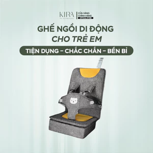 Ghế ngồi ô tô dành cho trẻ từ 6 tháng đến 6 tuổi, đệm ngồi hỗ trợ đa năng, tiện lợi khi di chuyển.