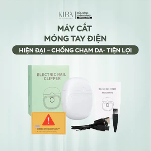 Máy cắt móng tay điện hỗ trợ cắt móng an toàn cho bé, giúp tạo hình móng nhanh, gọn gàng và tiện lợi.
