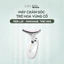 Máy chăm sóc trẻ hóa vùng cổ với massage rung và ánh sáng 7 màu, hỗ trợ nâng cơ, giúp gương mặt thon gọn và tạo dáng .