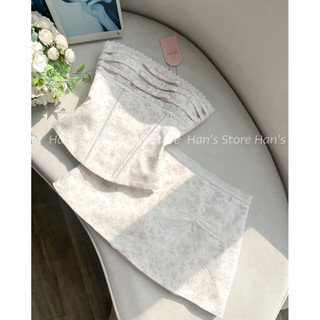 [HAN’S STORE] SET HOA LI TI FORM CORSET CHẤT COTTON HOA VINTAGES CHUẨN DÁNG XINH XẮN NOEL TẾT 2026 ( ẢNH THẬT)