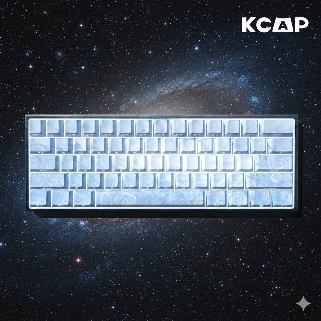 Bộ Keycap Ice Rose Coast Phiên Bản 74 Phím Cherry Profile | KCAP - World of keycaps