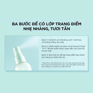 Xịt Khóa Nền Makeup Colorkey Phiên Bản Xanh Giúp Dưỡng Ẩm Giữ Lớp Nền Cố Định Lâu Trôi 100ml