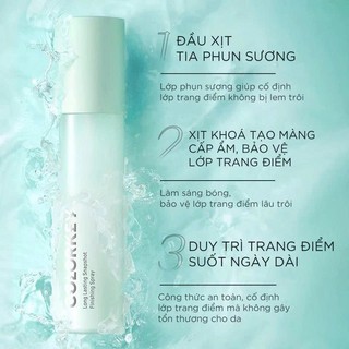 Xịt Khóa Nền Makeup Colorkey Phiên Bản Xanh Giúp Dưỡng Ẩm Giữ Lớp Nền Cố Định Lâu Trôi 100ml