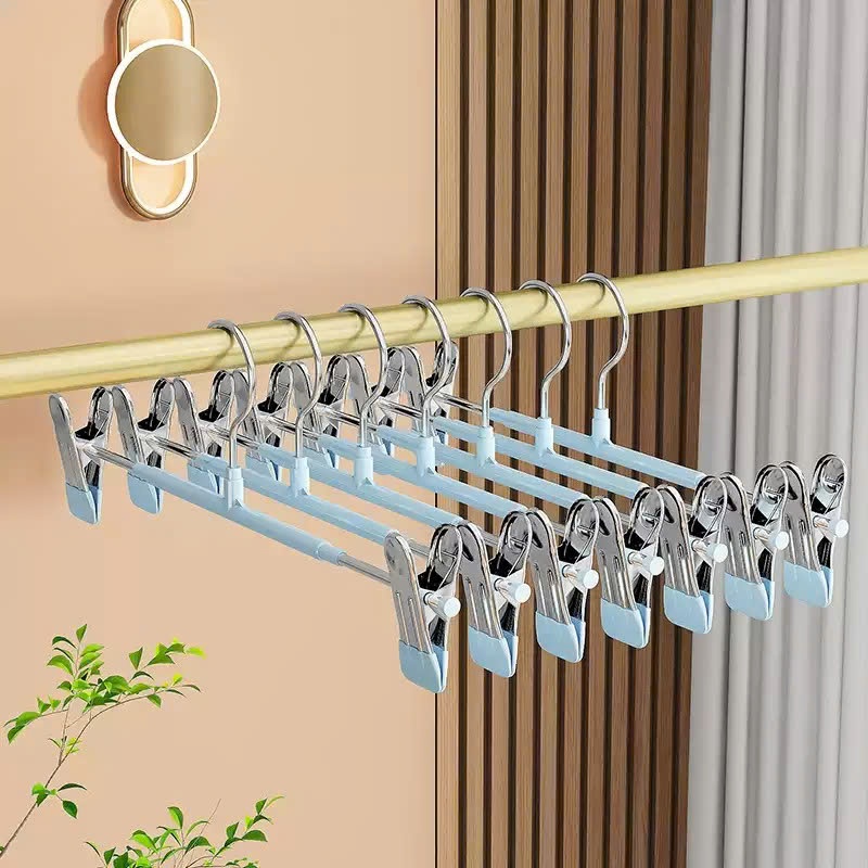 [ HỎA TỐC ] COMBO 5-30 Móc Kẹp Quần Áo Inoxa Bọc Nhựa Chống Trơn Trượt Không Để Lại Vết Hằn Trên Vải màu ngẫu nhiên