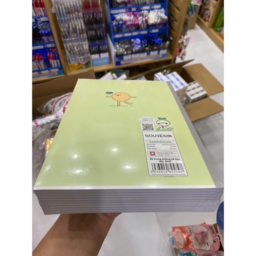 Vở kẻ ngang Souvenir 80tr - MS : 5747