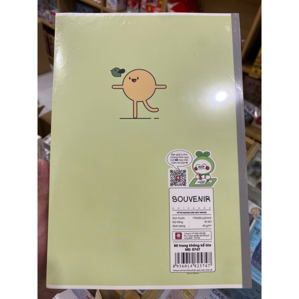 Vở kẻ ngang Souvenir 80tr - MS : 5747