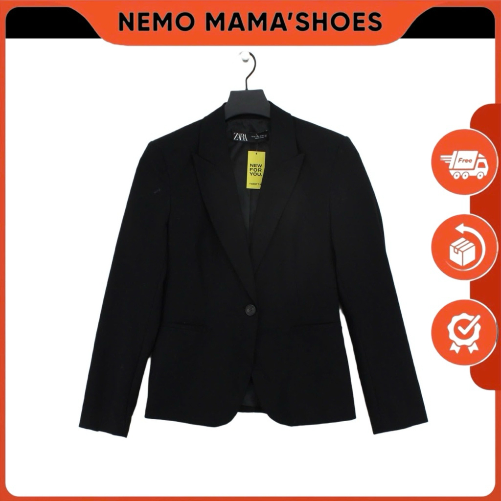 ZARA BLAZER NỮ ĐEN THANH LỊCH (220603017)