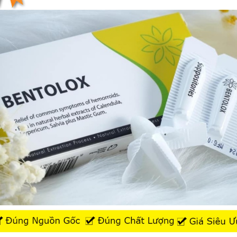 Combo 2 Hộp Bentolox hỗ trợ tình trạng trĩ trong thời kỳ mang thai hoặc sau sinh hộp 10 viên