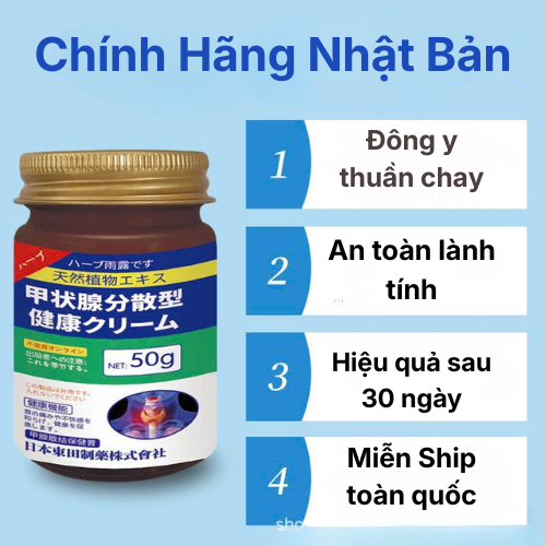 Kem Tan Rã Tuyến Giáp CHÍNH HÃNG Senjoko Nhật Bản - Giải Pháp Cường Giáp Hiệu Quả, Dễ Dàng Sử Dụng.