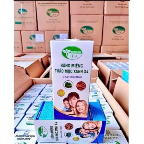 [Chính hãng] Dầu răng miệng Thảo mộc xanh X4 chai to 20ml Date mới+ quà tặng