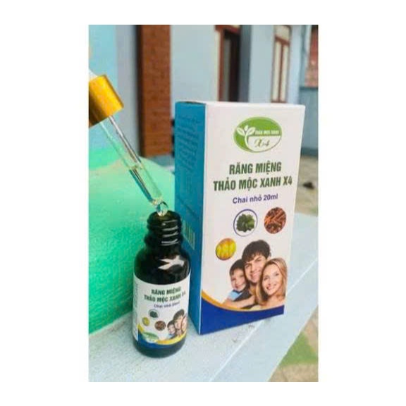 [Chính hãng] Dầu răng miệng Thảo mộc xanh X4 chai to 20ml Date mới+ quà tặng