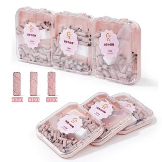 Hộp ống nhám nhí hồng + đầu hộp tiện lợi