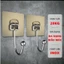 Móc dán tường treo đồ inox không cần khoan đục tiện lợi,chịu tải cao