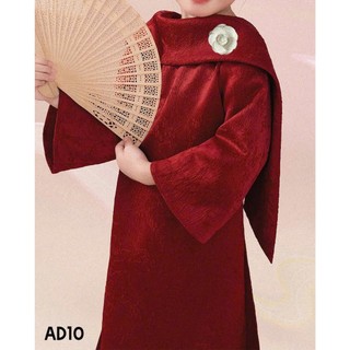 [B&G] Sét áo dài tết màu đỏ Sang trọng, nền nã và cực kỳ đáng yêu cho bé gái từ 10-45kg